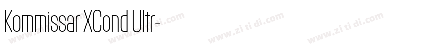 Kommissar XCond Ultr字体转换 Kommissar XCond Ultr字体转换